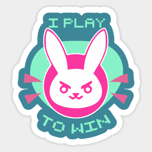 Play to win Sticker